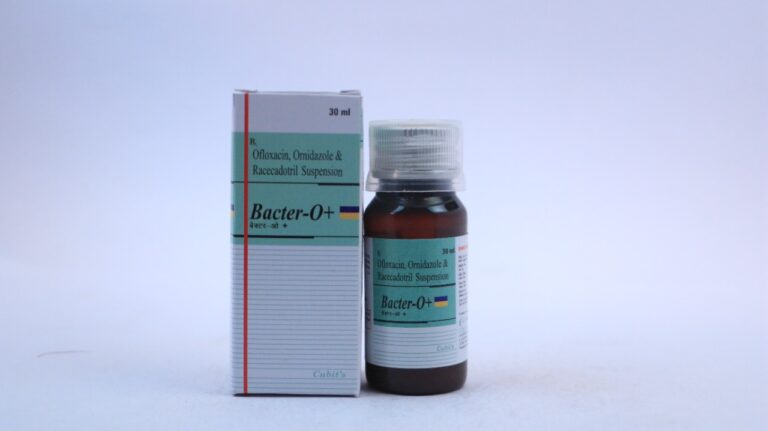 Bacter o+ tab is used to treat bacterial infections such as urinary tract, nose, throat and skin
