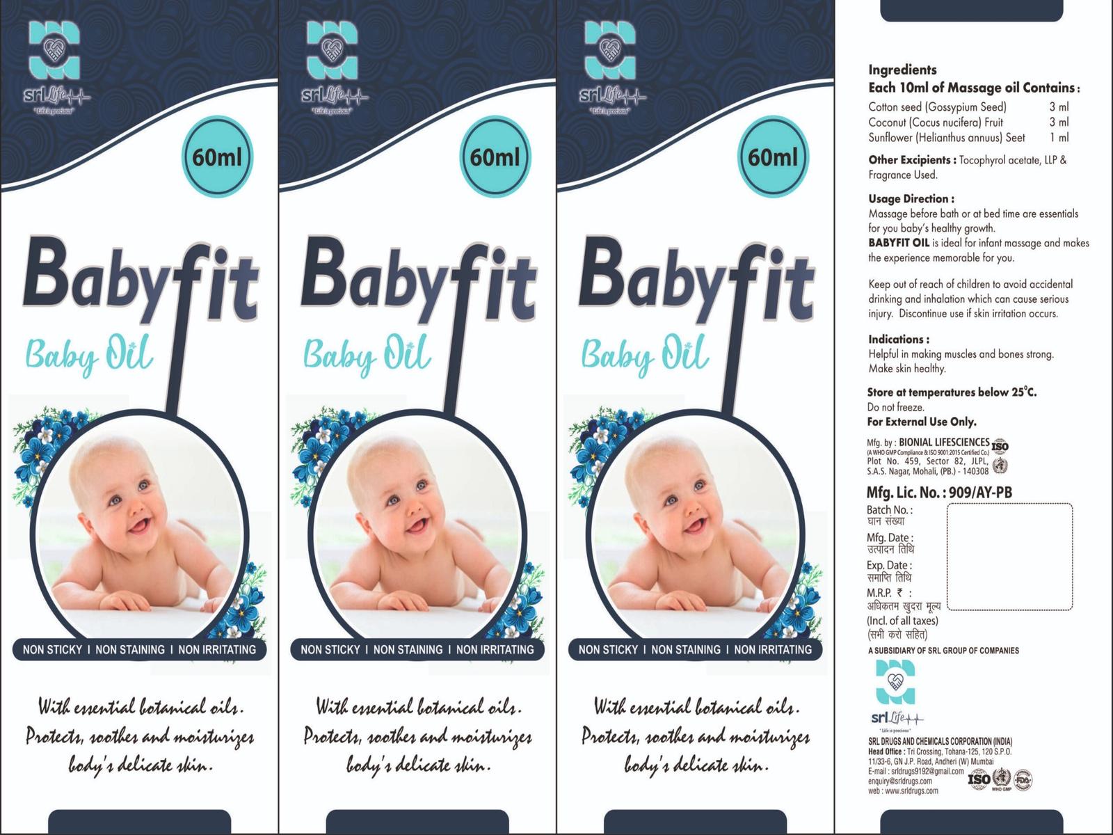 Baby Fit Oil